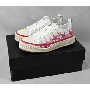 AMIRI Skeleton Top Sneakers Pink/White 41/10.5 NIB